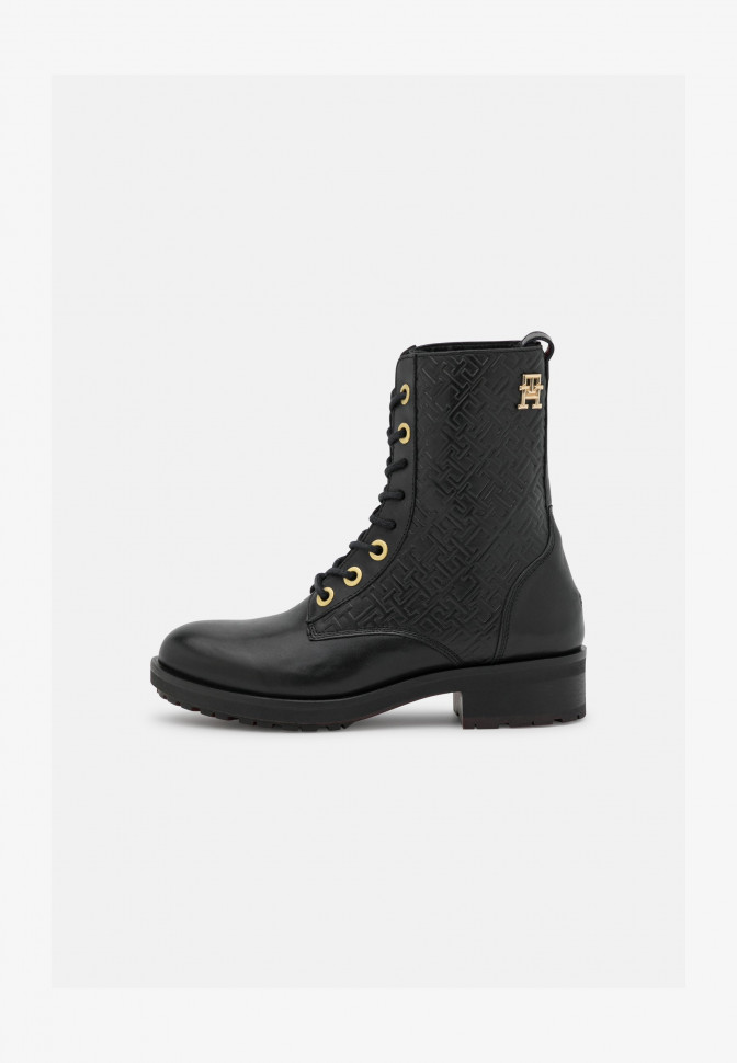 Tommy hilfiger clearance monogram boots