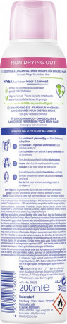 NIVEA Trockenshampoo Fresh & Mild fur mittlere Haartone, 200 ml, Нивеа Сухой шампунь для средних волос, без остатков, веганский, 200 мл