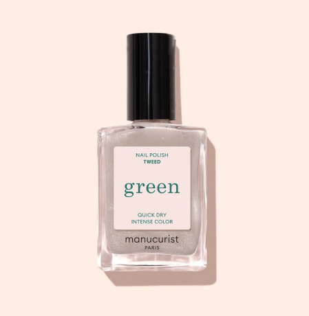 Manucurist Green Nagellack Tweed 15ml, Лак для ногтей Tweed (Франция), 15мл, стойкое покрытие без сколов, безопасная растительная формула 9 Free 