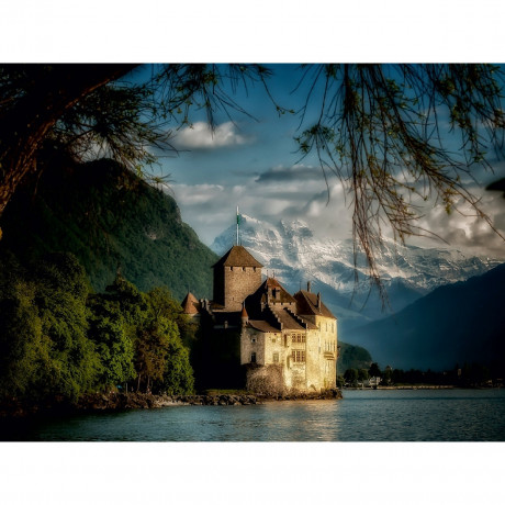 CALVENDO Puzzle CALVENDO Puzzle Schloss Chillon Пазл CALVENDO Пазл Шильонский замок