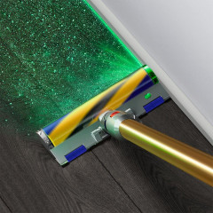 DYSON DYSON Akku-Hand-und Stielstaubsauger Dyson V15 Detect Absolute, 660 W, 2 Bodendusen und 2 weitere Zubehorteile  Беспроводной ручной пылесос DYSON Dyson V15 Detect Absolute, 660 Вт, 2 насадки для пола и 2 других аксессуара