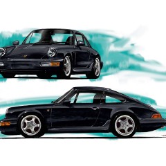 CALVENDO Puzzle CALVENDO Puzzle Porsche 911 \/ 964 Пазл CALVENDO Пазл Porsche 911 / 964