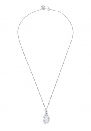 Elli PREMIUM Elli PREMIUM Halskette Panzerkette Kristall Anhanger 925 Sterling Silber Колье Elli PREMIUM бордюрная цепочка кристалл кулон серебро 925 пробы