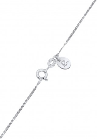 Elli PREMIUM Elli PREMIUM Halskette Panzerkette Kristall Anhanger 925 Sterling Silber Колье Elli PREMIUM бордюрная цепочка кристалл кулон серебро 925 пробы