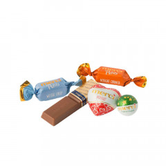 Merci 2025 Адвент-календарь, 27 сладких сюрпризов, 28см х 48см, 263 грамма