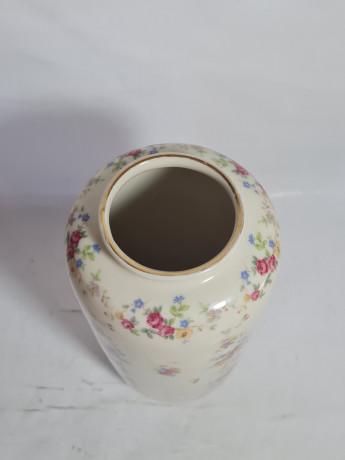 Ваза винтажная Schirnding Bavaria / 22er в мелкий цветочек, фарфор, 24 см, Германия, 1960-70гг.