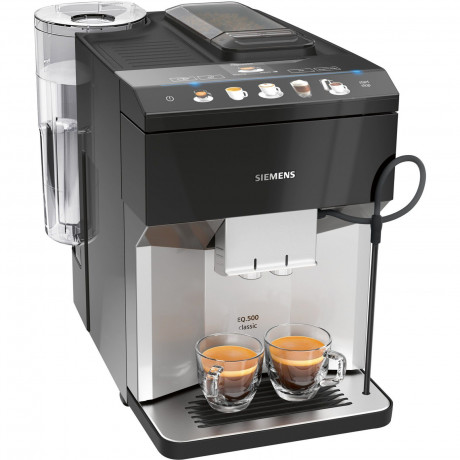 SIEMENS SIEMENS Kaffeevollautomat TP505D01 EQ.500 CLASSIC KAFFEEVOLLAUTOMAT Полностью автоматическая кофемашина SIEMENS TP505D01 EQ.500 CLASSIC ПОЛНОСТЬЮ АВТОМАТИЧЕСКАЯ КОФЕМАШИНА