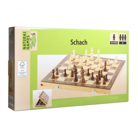 Natural Games Schachkassette 40 x 20 x 6 cm Шахматная кассета 40 х 20 х 6 см