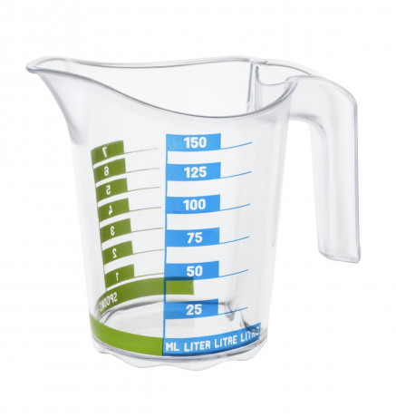 rotho rotho Messbecher DOMINO transparent мерный стакан рото DOMINO