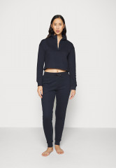 Tommy Hilfiger HALF ZIP Pyjama top desert sky HALF ZIP Пижамный топ небо пустыни