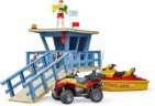 Bruder bworld Set Life Guard Station mit Quad + Personal bworld set Станция спасателя с квадроциклом + персонал