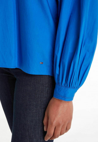 Tommy Hilfiger CO SOLID RAGLAN Button-down blouse denim CO SOLID RAGLAN Блузка на пуговицах джинсовая ткань