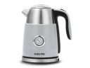 SWISS PRO+ SWISS PRO+ Wasserkocher Retro Wasserkocher Edelstahl Trockengehschutz, Doppelwandig, 2250,00 W Grau Чайник SWISS PRO+ Ретро-чайник из нержавеющей стали с защитой от выкипания, с двойными стенками, 2250,00 Вт