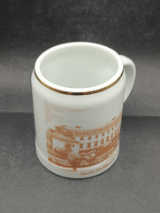 Кружка немецкая пивная винтажная Lilien Porzellan &quot;Гальспах&quot;, фарфор, 0.45 л, 11.5 х 14 см, Австрия, 1970-80гг.