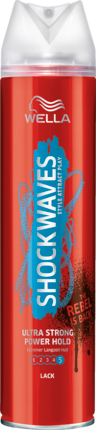 SHOCKWAVES Лак для волос Ultra strong Power Hold, 250 мл