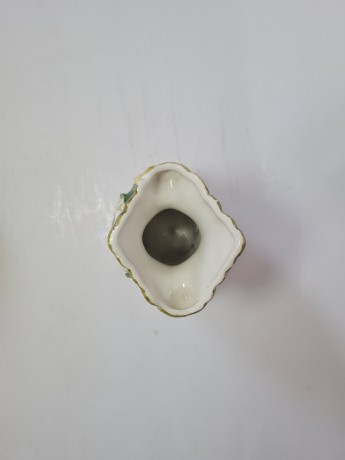 Bassano Ваза с фактурным рисунком и цветами, полностью ручная работа, 14,5 см, Италия, 1960-70гг.