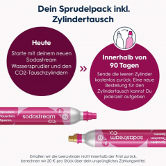 SodaStream E-DUO Upgrader Pack Аппарат для газирования воды (Германия), электрический, набор 7 предметов, создание газированной воды, 3 стеклянные и пластиковая бутылки 1 л, черный