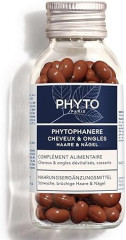 Phyto Phytophanre Vitamins for hair 120st x 2 packs, Витамины для волос и ногтей, биотин, витамины B, C, E, укрепление и рост волос, против выпадения, Набор 120 капсул х 2 шт