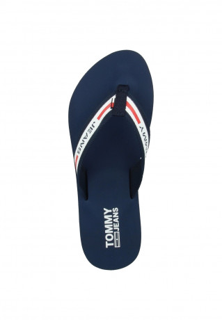 Tommy Hilfiger T-bar sandals blue сандалии с Т-образной перемычкой синий