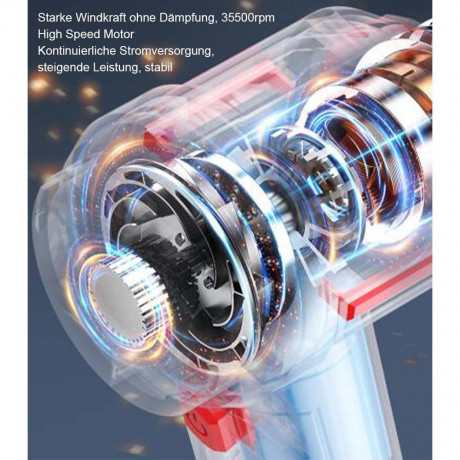 MOUTEN MOUTEN Akku-Handstaubsauger Wiederaufladbarer multifunktionaler kabelloser Nass- und Trockensauger Schwarz MOUTEN Беспроводной ручной пылесос Перезаряжаемый многофункциональный беспроводной пылесос для влажной и сухой уборки