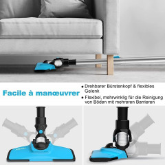 YISORA YISORA Akku-Hand-und Stielstaubsauger, 150,00 W, Beutellos, Ultraleichter 3 in1 Staubsauger Kabellos Wandhalterung 40 Min Laufzeit Беспроводной ручной и стержневой пылесос YISORA, 150,00 Вт, без мешка, сверхлегкий пылесос 3-в-1, беспроводное насте