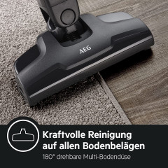 AEG AEG Akku-Hand-und Stielstaubsauger AEG QX 6-1-42 GG, beutellos, abnehmbarer Handsauger, 18 V, Multi-Bodenduse, beutellos  Беспроводной ручной и стержневой пылесос AEG AEG QX 6-1-42 GG, без мешка, съемный ручной пылесос, 18 В, насадка для нескольких по