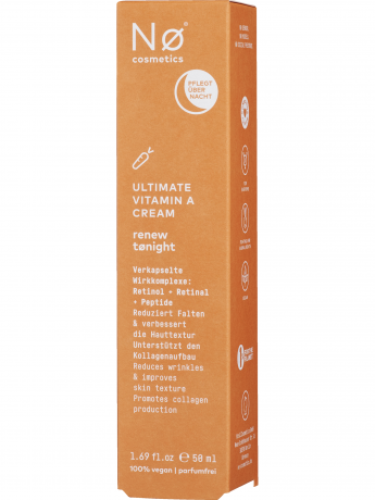 NO COSMETICS Renew tonight Ultimate Vitamin A Cream, 50 ml, No Cosmetics Ночной крем для лица с витамином A, сокращает морщины и повышает упругость, 50 мл