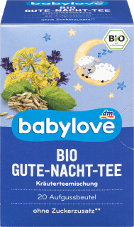 babylove Bio Gute-Nacht-Tee Чай для детей для спокойного сна, пакетики 20x1,75