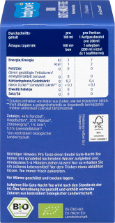 babylove Bio Gute-Nacht-Tee Чай для детей для спокойного сна, пакетики 20x1,75