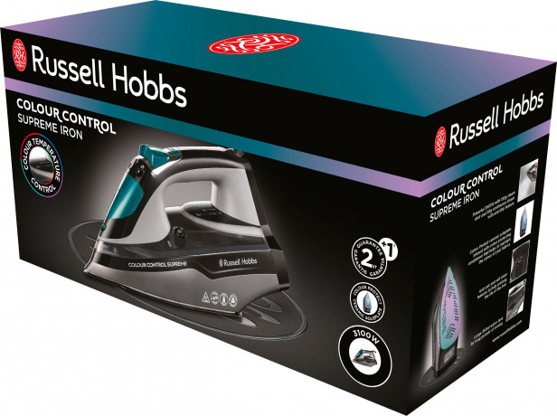 RUSSELL HOBBS RUSSELL HOBBS Dampfbugeleisen 25400-56 Colour Control Supreme, 3100 W  Паровой утюг RUSSELL HOBBS 25400-56 Color Control Supreme, 3100 Вт