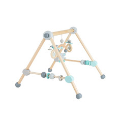 bieco Spiele Trapez Spielbogen Elefant Holz Mobile Activity Center Figuren  Rasseln Spielbogen Игры трапеция играть арка слон деревянный мобильный центр активности фигурки погремушка играть арка