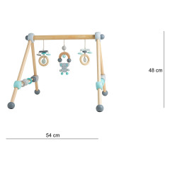 bieco Spiele Trapez Spielbogen Elefant Holz Mobile Activity Center Figuren  Rasseln Spielbogen Игры трапеция играть арка слон деревянный мобильный центр активности фигурки погремушка играть арка