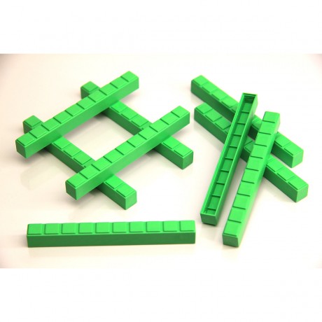 Wissner aktiv lernen Zehnerstabchen \n50 Stuck (grun) Палочки по десять\n50 штук (зеленые)