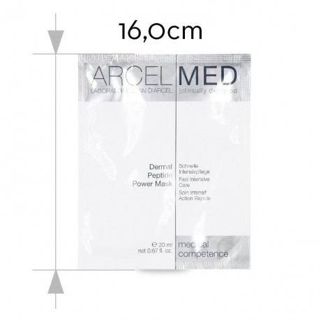 JEAN D'ARCEL Dermal Peptide Power Mask ARCELMED Tuchmaske Anti-Aging Maske mit Repair-Sofort-Effekt Dermal Peptide Power Mask ARCELMED тканевая маска антивозрастная маска с немедленным восстанавливающим эффектом