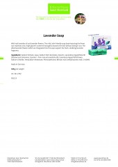 Kraueterhaus Sanct Bernhardt Lavender Soap, 100 г