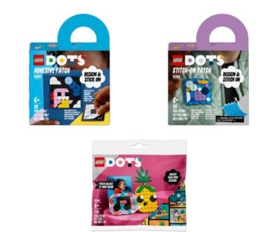 LEGO 3er Set: 41954 Kreativ-Aufkleber + 41955 Kreativ-Aufnaher + 30560 Ananas Fotohalter Mini-Tafel - Polybag Набор из 3 штук: 41954 наклейки для творчества + 41955 нашивки для творчества + 30560 держатель для фотографий в виде ананаса, мини-доска для ме