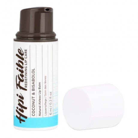 Hipi Faible Natural Airless Lipbalm Coconut & Bisabolol 6ml  Натуральный безвоздушный бальзам для губ Кокос и бисаболол 6 мл