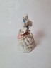 Barock Rokoko Porzellan Винтажная статуэтка в стиле рококо "Скрипач и девушка", 17см х 12см, Германия, 1950-60гг.