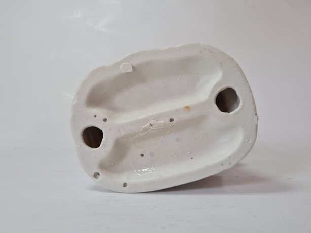 Barock Rokoko Porzellan Винтажная статуэтка в стиле рококо "Скрипач и девушка", 17см х 12см, Германия, 1950-60гг.