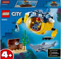 LEGO LEGO City 60263 Mini-U-Boot fur Meeresforscher Мини-подводная лодка &laquo;Исследователь океана&raquo; LEGO City 60263