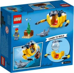 LEGO LEGO City 60263 Mini-U-Boot fur Meeresforscher Мини-подводная лодка &laquo;Исследователь океана&raquo; LEGO City 60263