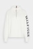 Tommy Hilfiger ZIP SWEATER Jumper ecru СВИТЕР НА МОЛНИИ Джемперы экрю