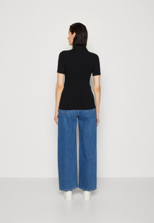 Tommy Hilfiger SLIM 5X2 Polo shirt black SLIM 5X2 Рубашка поло черный