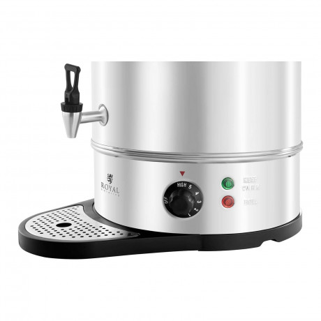 Royal Catering Royal Catering Heisswasserspender Wasserkocher Edelstahl 16 L Heisswasserspender Heisswasser Spender, 16 l, 2200 W  Диспенсер для горячей воды Royal Catering Чайник из нержавеющей стали, 16 л Диспенсер для горячей воды Диспенсер для горячей
