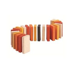 PLANTOYS Plan Toys Holzspiel Domino in der Dose Plan Toys деревянная игра Домино в жестяной банке