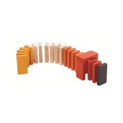 PLANTOYS Plan Toys Holzspiel Domino in der Dose Plan Toys деревянная игра Домино в жестяной банке