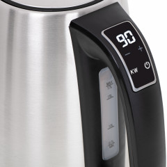 JUNG JUNG Wasserkocher ADLER AD1340 Wasserkocher mit Temperatureinstellung Digital kettle, 1.7 l, 2200 W, Edelstahl Kocher, 1,7 Liter 360° Basis, BPA- Frei, LCD Display Kettle  Чайник JUNG Чайник ADLER AD1340 с цифровым чайником с регулировкой температуры