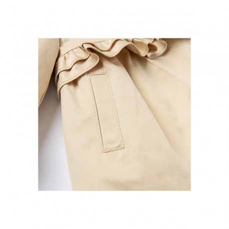 Dave  Bella Eleganter Trenchcoat mit Kapuze fur Madchen Элегантный тренч с капюшоном для девочки