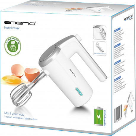 Emerio Handmixer HM-126681 Akku, 80 W Ручной миксер Emerio HM-126681 на аккумуляторе, 80 Вт