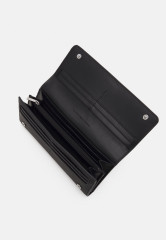 Tommy Hilfiger EMBLEM LARGE FLAP WALLET Wallet black КОШЕЛЕК С БОЛЬШИМ КЛАПАНОМ С ЭМБЛЕМОЙ Бумажник черный